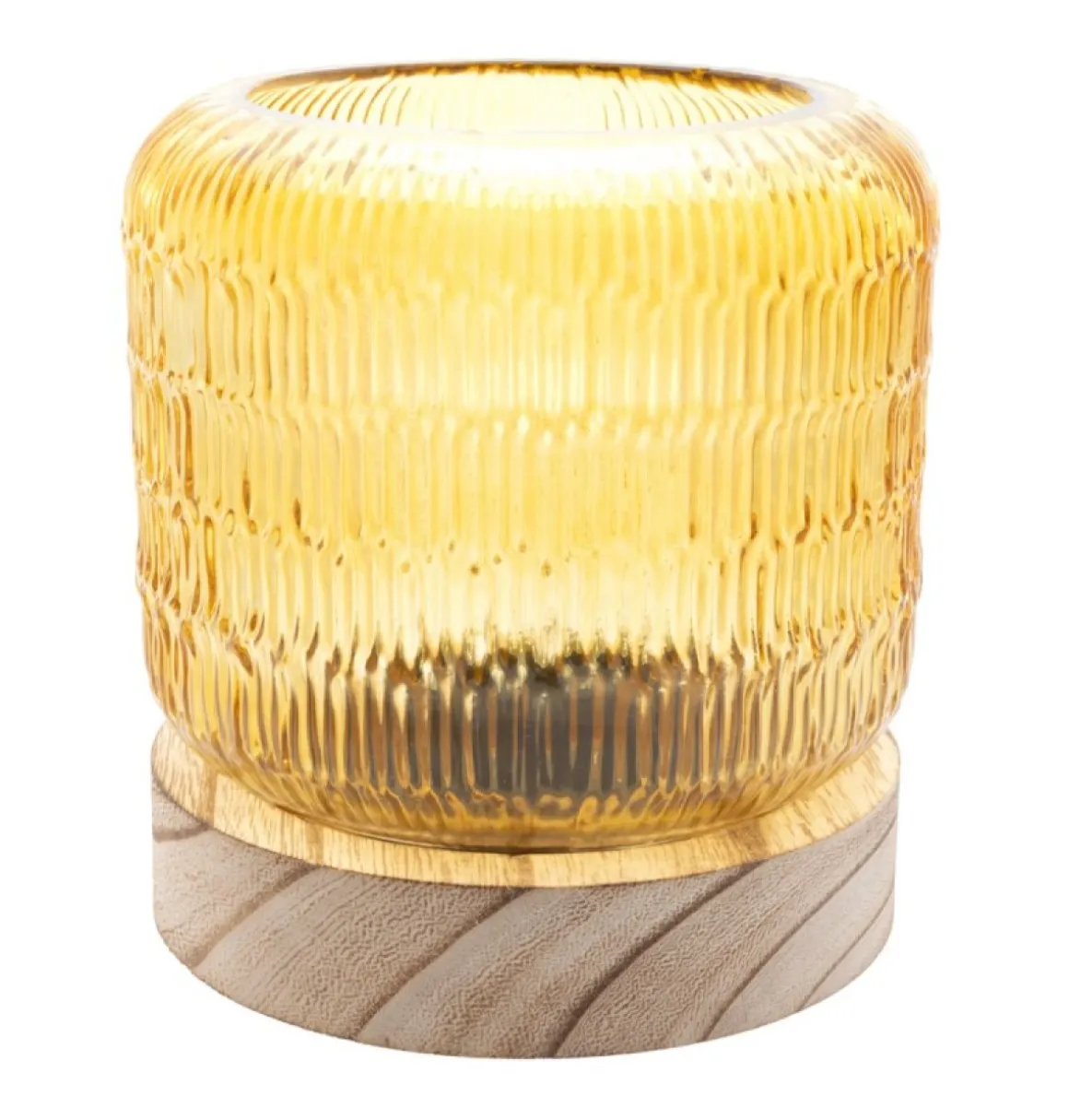 Riflet Glaslampe Amber