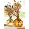Riflet Glasvase Amber