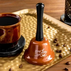 Ring For Coffee Bordklokke