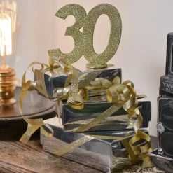 18 Års Bordtal Figur Guld