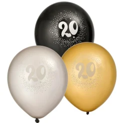 20 Års Fødselsdag Latexballoner