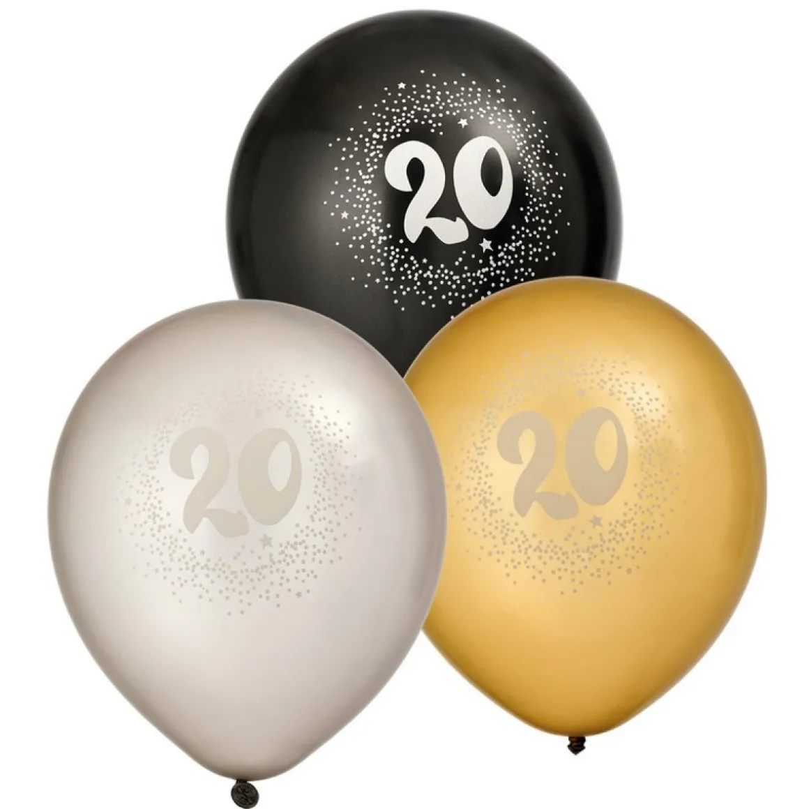 20 Års Fødselsdag Latexballoner