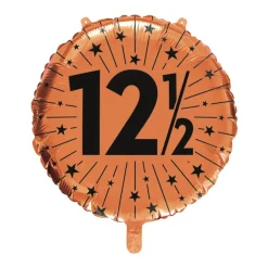 12½ Års Folieballon Kobber