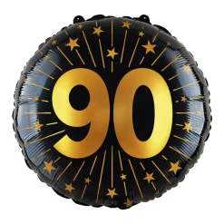 90 Års Golden Celebrations Folieballon