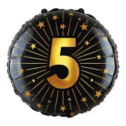 5 Års Golden Celebrations Folieballon
