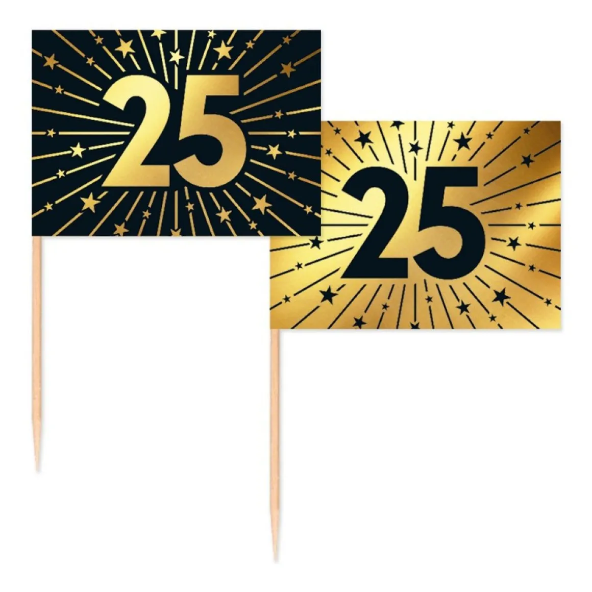 25 Års Golden Celebrations Kagepinde