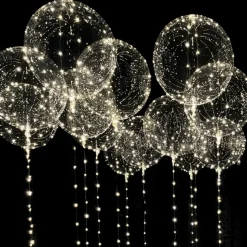 Rund LED Ballon Hvid