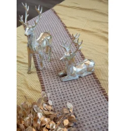 Rustik Bordløber Camel/Creme