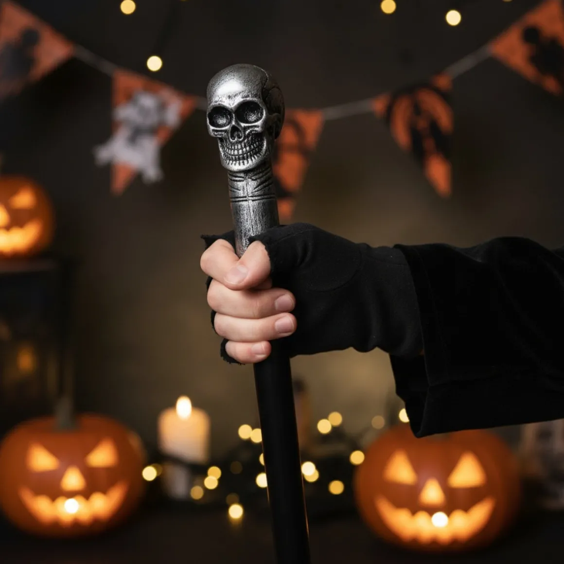Sammenfoldelig Skeletstok