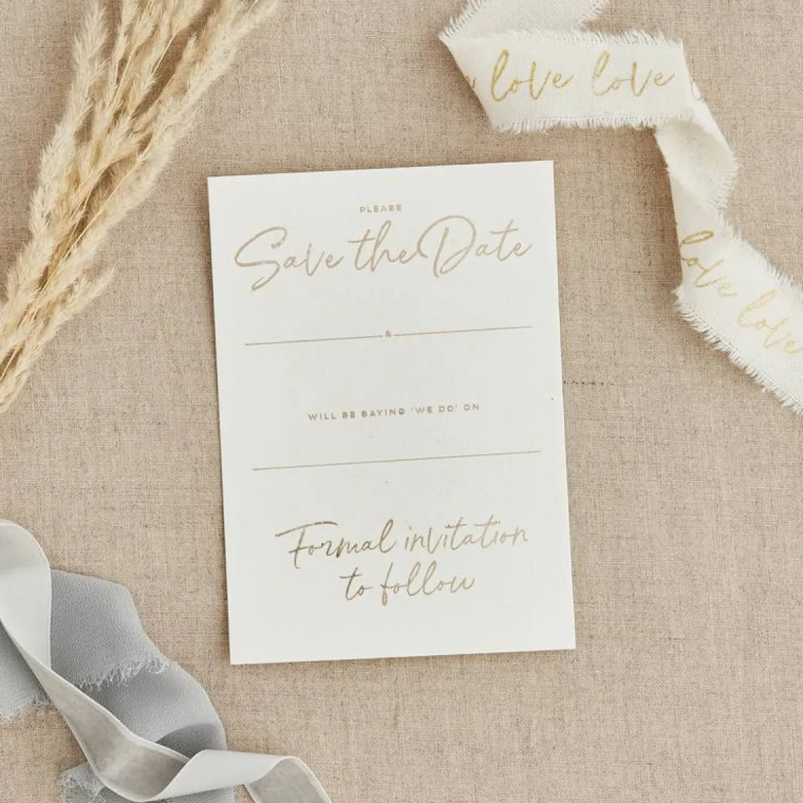 Save the Date Bryllups Invitationer