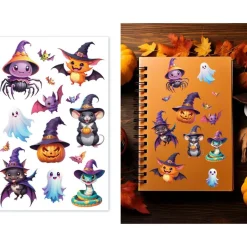 Søde Halloweenfigurer Klistermærker