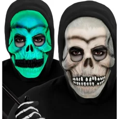 Selvlysende Latex Skeletmaske
