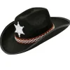 Sherif Cowboy Børnehat Sort