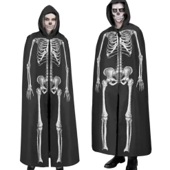 Skelet Kåbe Kostume