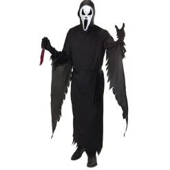 Skrigende Spøgelse Kostume Sort