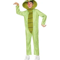 Slange Børnekostume Grøn