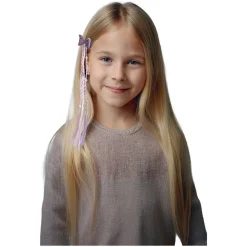 Sløjfe Hårextension Lilla/Pink