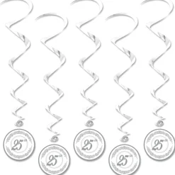 Sølvbryllup Swirls