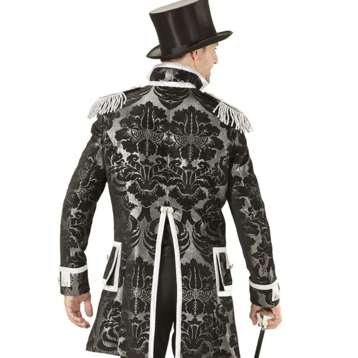 Sølv Jacquard Parade Jakke