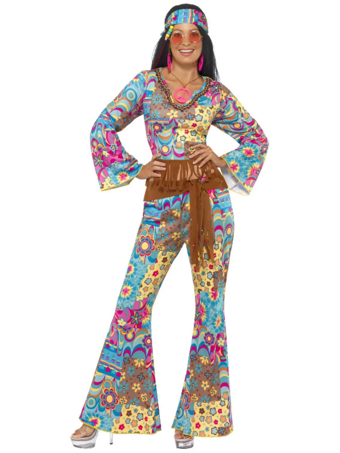 Smart Hippiepige Kostume