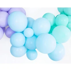 Små Latexballoner Pastel Lyseblå
