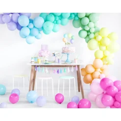 Små Latexballoner Pastel Lyseblå