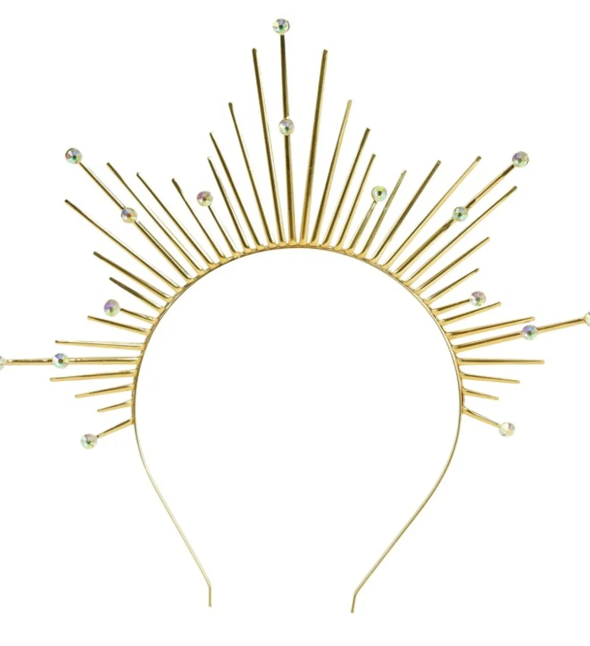 Solstråle Halo Hårbøjle Guld