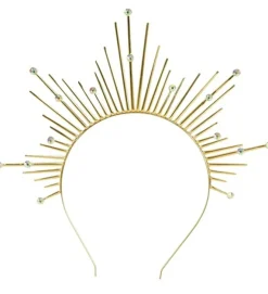 Solstråle Halo Hårbøjle Guld