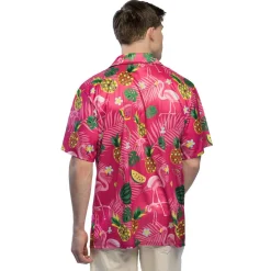 Sommer Flamingo Skjorte Pink