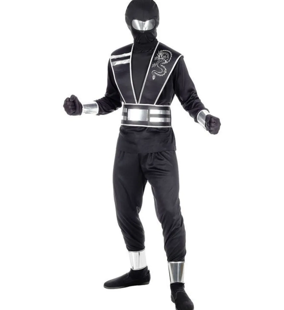 Sort Ninja Børnekostume