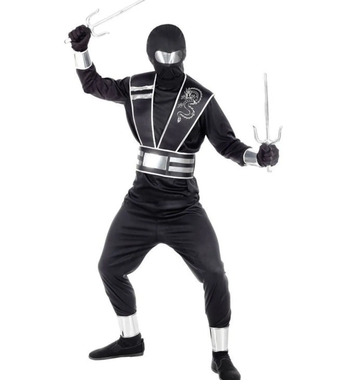 Sort Ninja Børnekostume