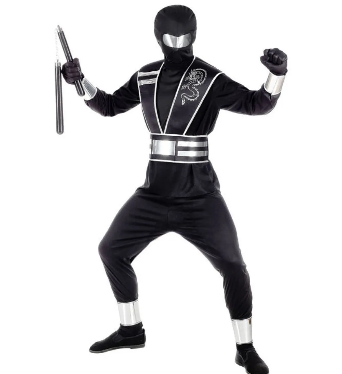Sort Ninja Børnekostume