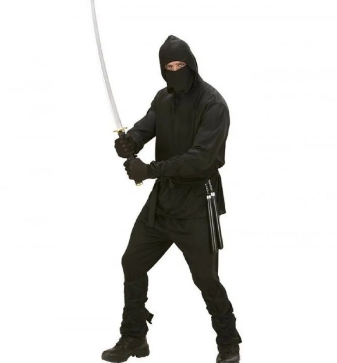 Sort Ninja Kostume