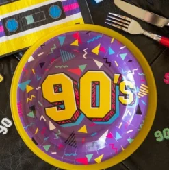 90's Paptallerkener