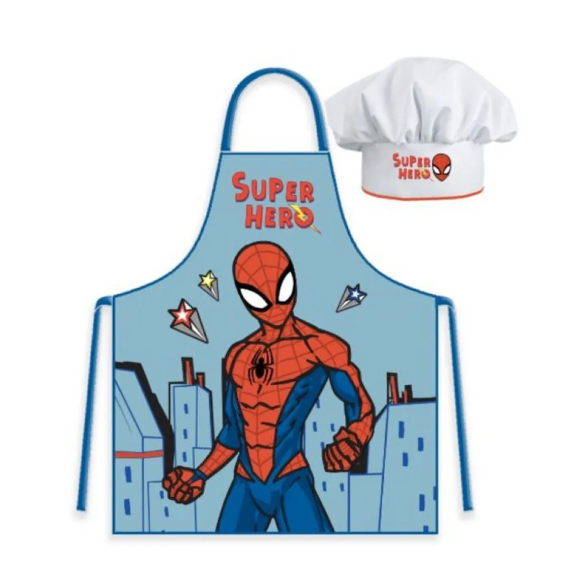Spider-Man® Forklæde & Hat