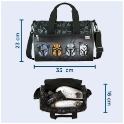 Star Wars® Mandalorian Sportstaske Sort