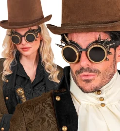 Steampunk Briller Antikguld