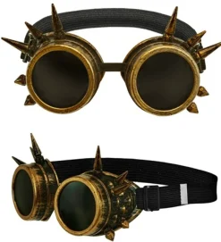 Steampunk Briller Antikguld