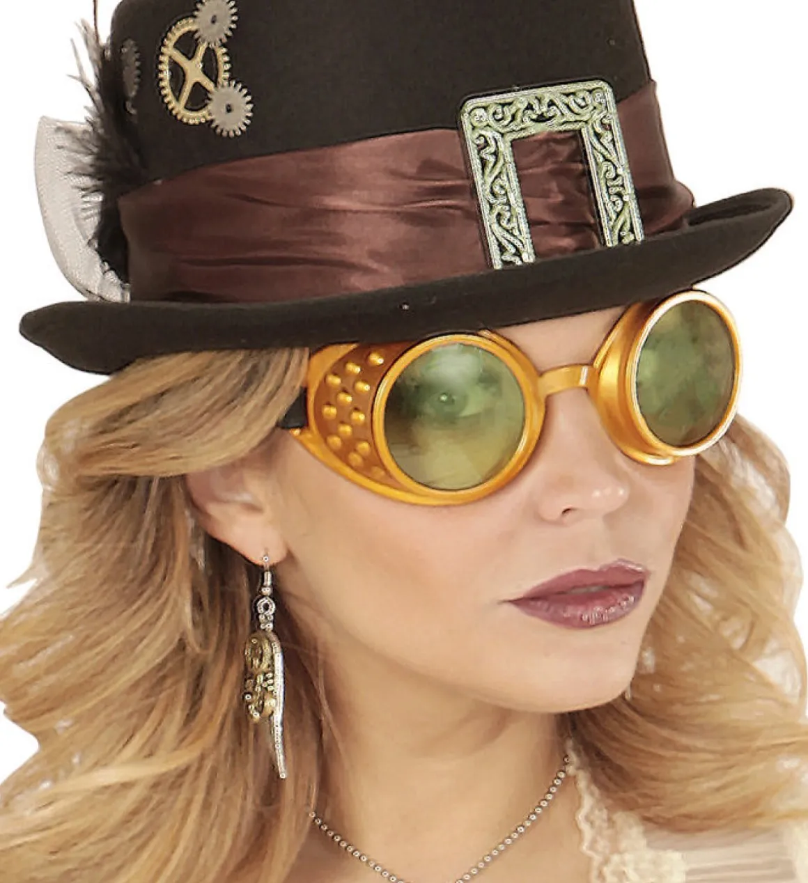 Steampunk Briller Guld