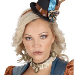Steampunk Choker & Øreringe