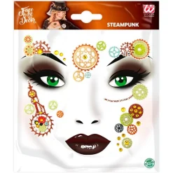 Steampunk Falske Ansigtstatoveringer