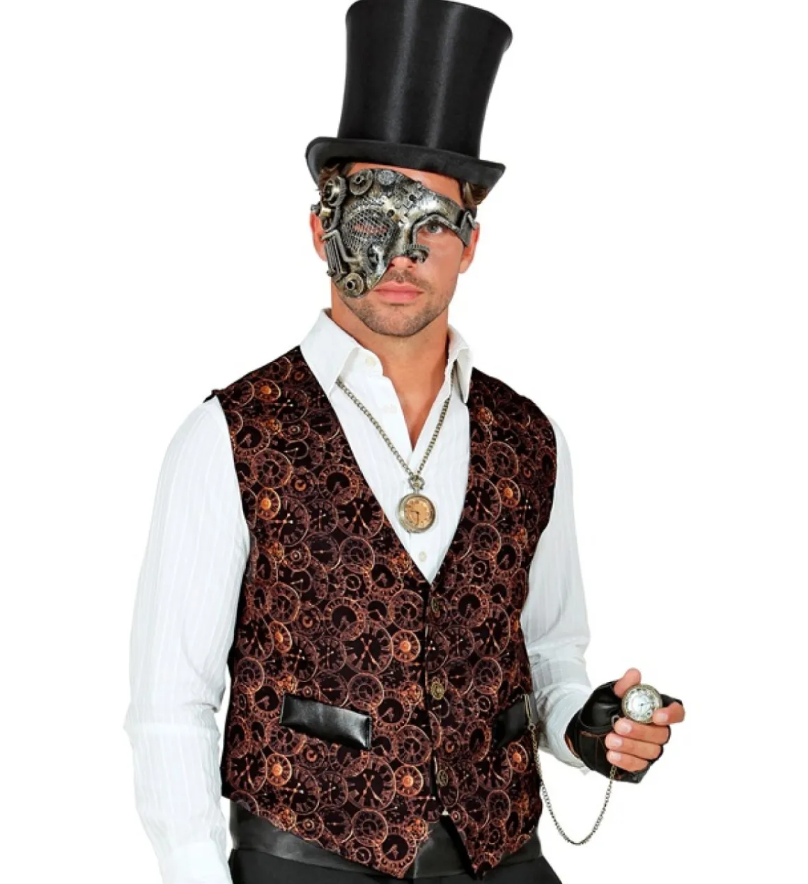 Steampunk Lommeur Bronze