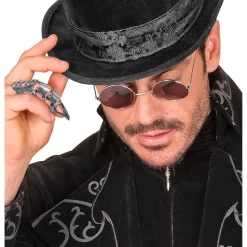 Steampunk Panserring Sølv