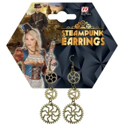 Steampunk Tandhjul Øreringe Kobber