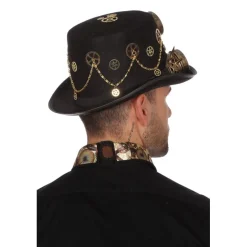 Steampunk Urhat Sort/Guld