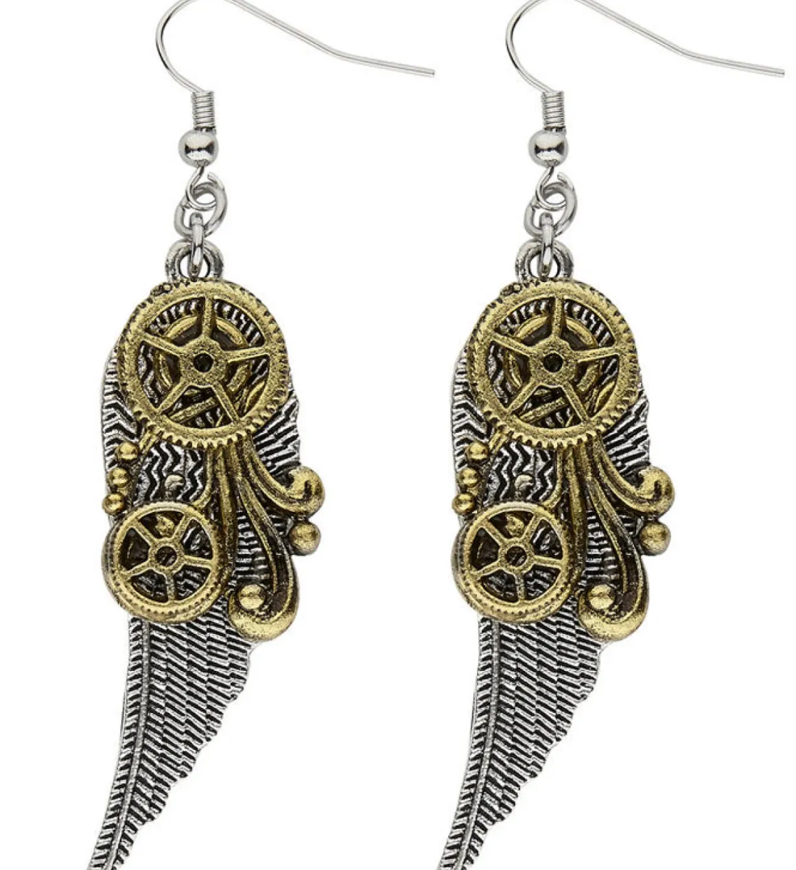 Steampunk Vinge Øreringe