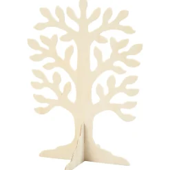 Stående Træfigur Beige
