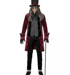 Stilfuld Viktoriansk Vampyr Kostume