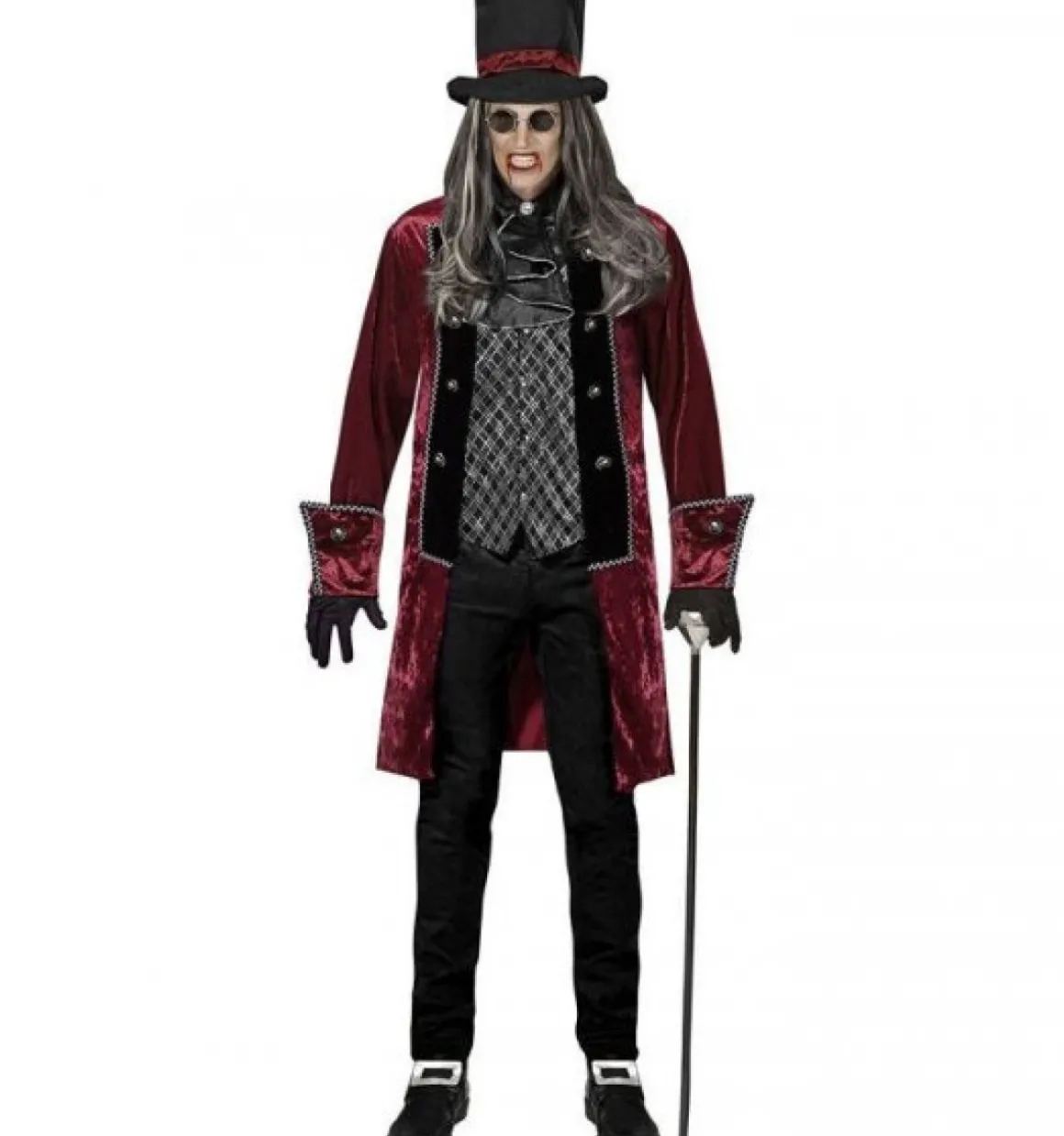 Stilfuld Viktoriansk Vampyr Kostume