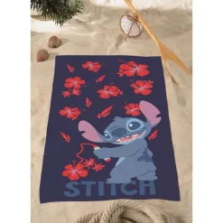Stitch® Hibiscusblomster Bomuld Håndklæde